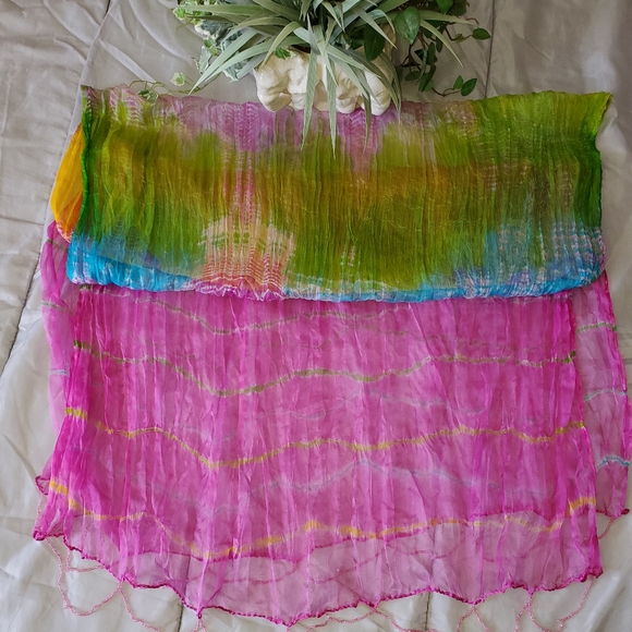 Only Multicolor Polyester Scarf main image 1
